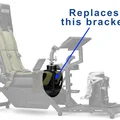 Bracket Flight Stick gọn cho ghế Next Level Racing Boeing Simulator Seat - Thumbnail 1