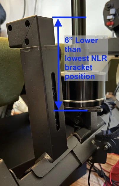 Bracket Flight Stick gọn cho ghế Next Level Racing Boeing Simulator Seat - Image 2
