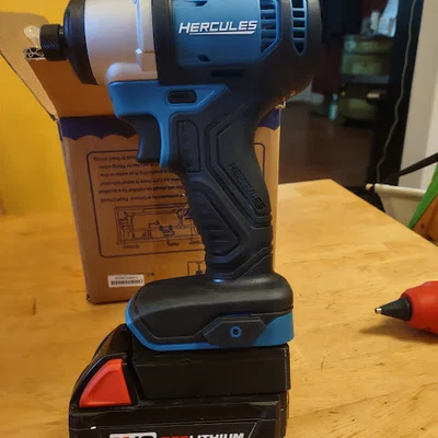 Adapter pin Milwaukee M18 sang dụng cụ Harbor Freight Bauer 20V