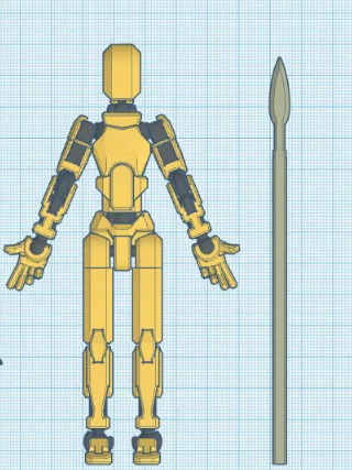 Phụ kiện giáo ngắn (Short Spear) độc đáo cho mô hình Dummy 13 - Image 1