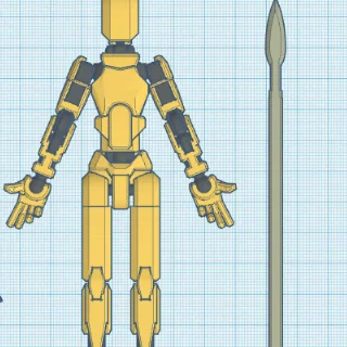 Phụ kiện giáo ngắn (Short Spear) độc đáo cho mô hình Dummy 13