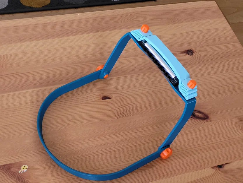 Giá đỡ Harmonica (Harmonica holder) in 3D - Image 2