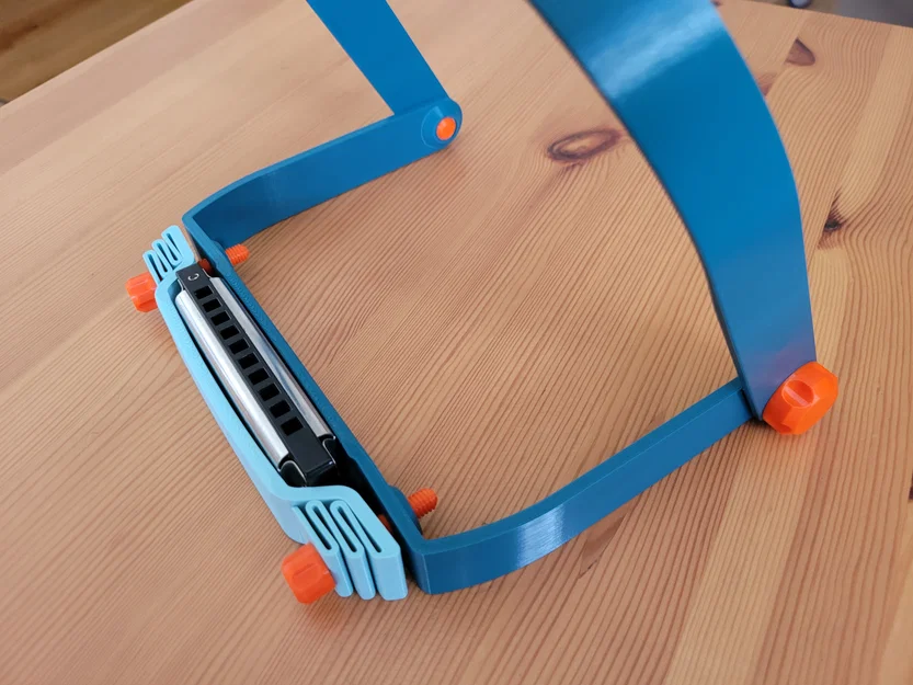 Giá đỡ Harmonica (Harmonica holder) in 3D - Image 8