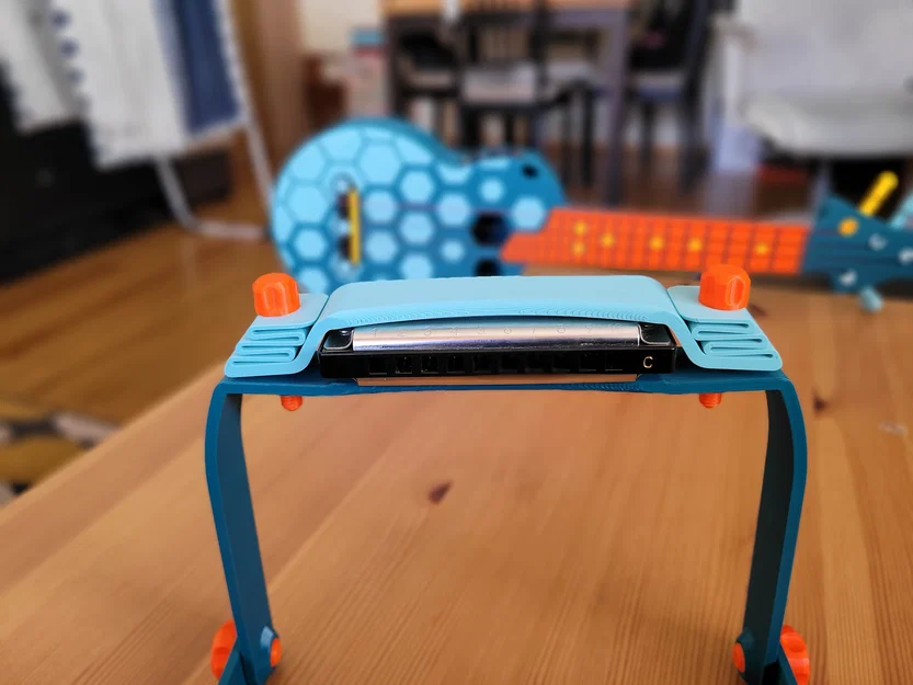 Giá đỡ Harmonica (Harmonica holder) in 3D - Image 13