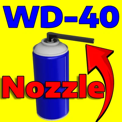 Bộ vòi xịt thay thế cho chai WD-40 nhiều kích thước (3D Print)