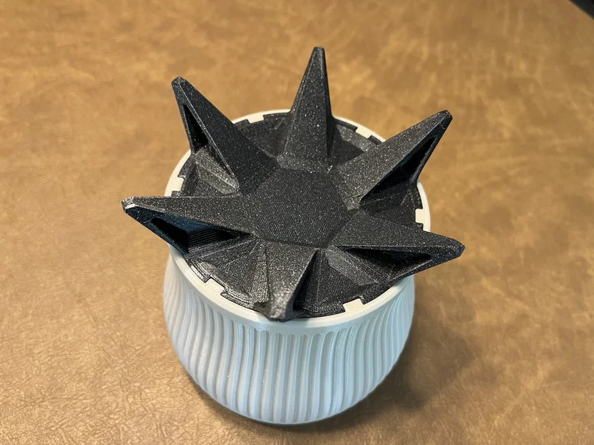 Chậu cây 3D với chân đế rời thiết kế hiện đại - Image 3