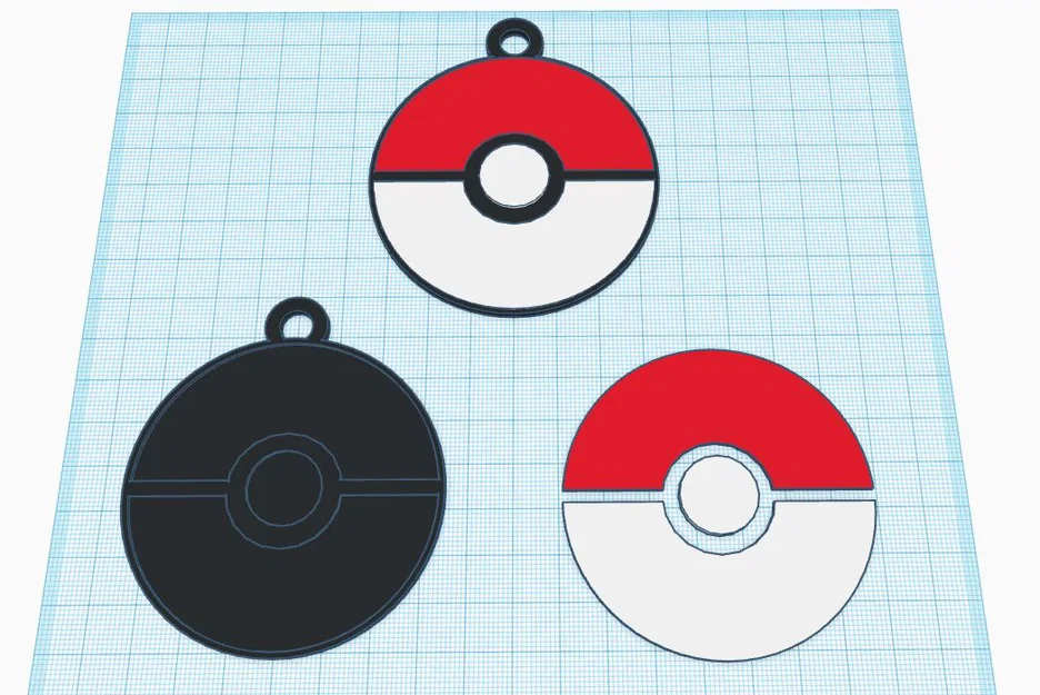Pokebola Llavero (Móc khóa Pokeball) - Image 1