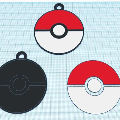 Pokebola Llavero (Móc khóa Pokeball)