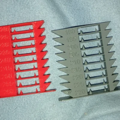 Tháp kiểm tra nhiệt độ in 3D cho PLA và PETG (hỗ trợ Neptune 3 Pro)