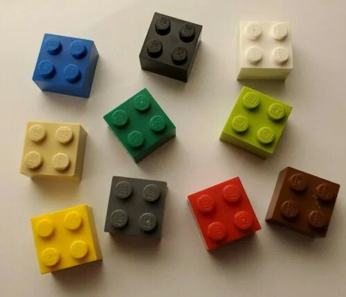 Mô hình gạch lắp ghép 2x2 (Lego brick) chuẩn để in 3D - Image 1