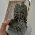 Mô hình Iron Throne (Ngai Sắt) 3D tuyệt đẹp cho fan Game of Thrones - Thumbnail 2