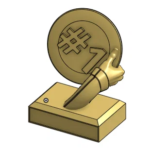 Mẫu Cúp Disc Golf Trophy Tự In 3D Đẹp Mắt Và Chuyên Nghiệp