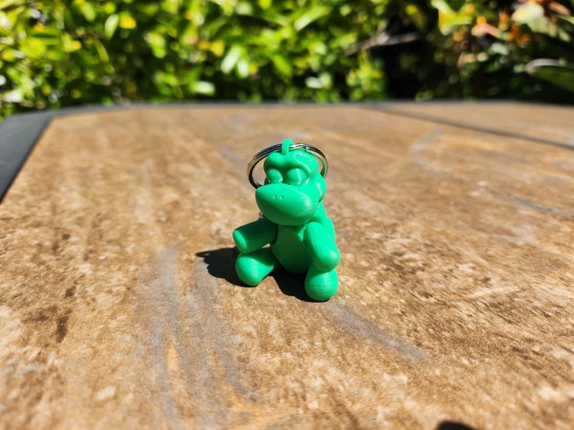 Móc khóa chú rùa Flexi (Flexi Turtle Keychain) in 3D siêu dễ thương - Image 3