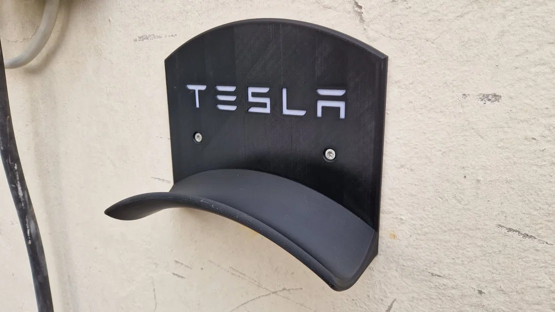 Giá Treo Dây Sạc Tesla Gắn Tường (Tesla Charging Cable Holder Wall Mount) - Image 1