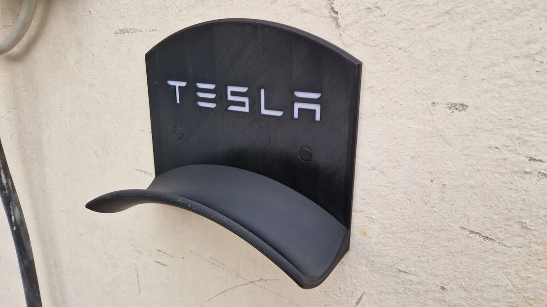 Giá Treo Dây Sạc Tesla Gắn Tường (Tesla Charging Cable Holder Wall Mount) - Image 2
