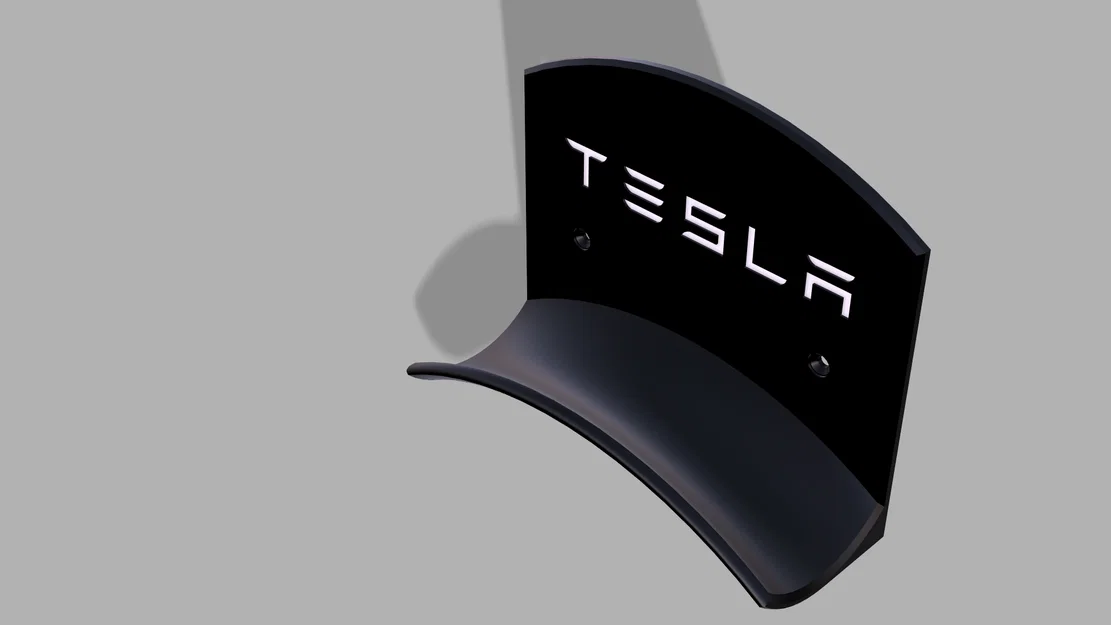 Giá Treo Dây Sạc Tesla Gắn Tường (Tesla Charging Cable Holder Wall Mount) - Image 4