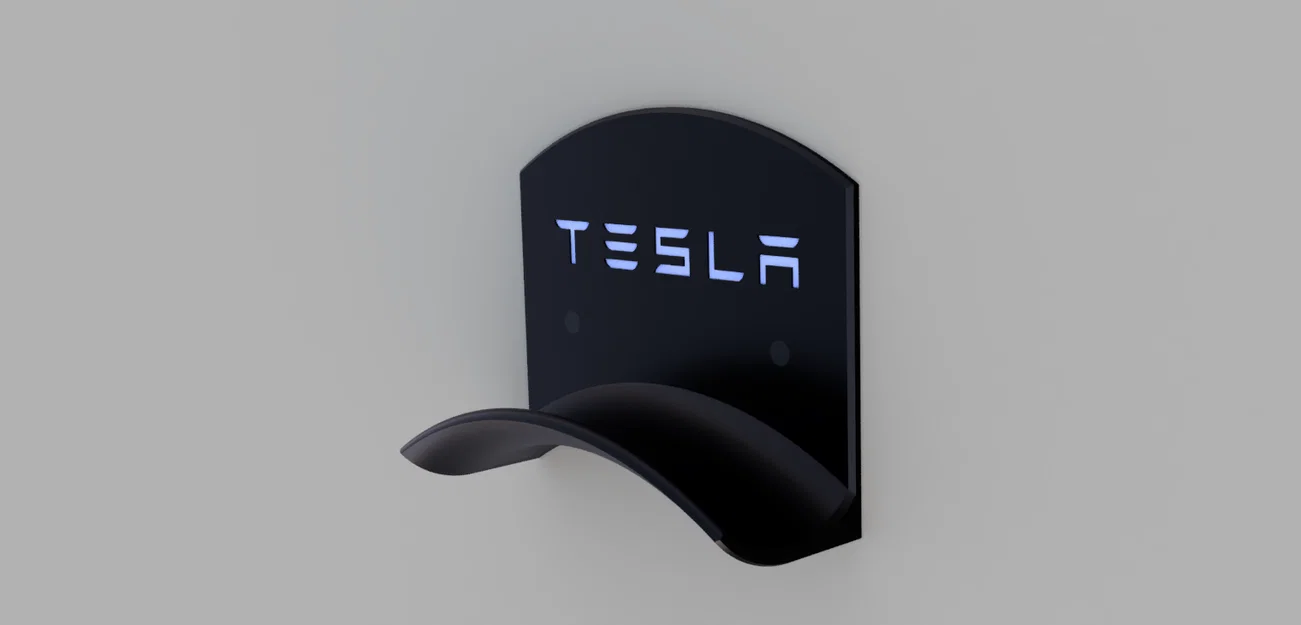 Giá Treo Dây Sạc Tesla Gắn Tường (Tesla Charging Cable Holder Wall Mount) - Image 6