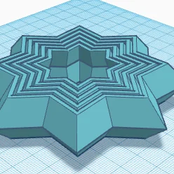 Mẫu Fidget Star - Đồ chơi giảm căng thẳng in 3D đơn giản