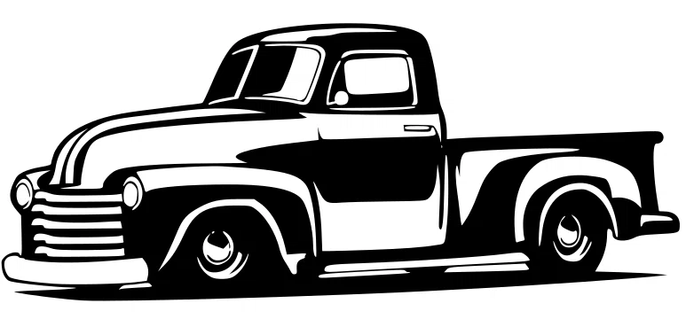 Mô hình xe tải cổ điển Mỹ - Old American Truck độc đáo cho in 3D - Image 1