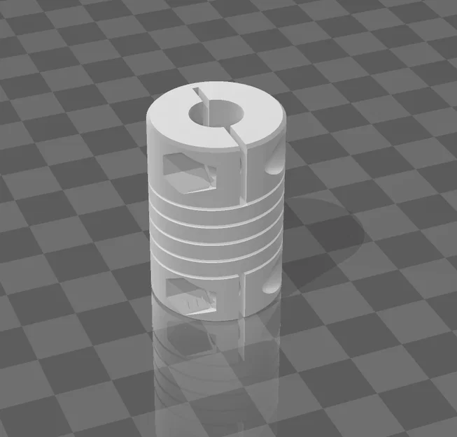 Khớp nối trục mềm Flexible Coupling (36mm x 9.6mm) in 3D - Image 1