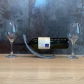 Kệ Đỡ Chai Rượu Vang Cong Dạng Bập Bênh (Curved Wine Bottle Holder) - Thumbnail 2