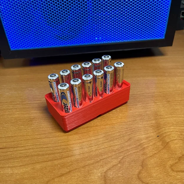 Hộp Gridfinity đựng pin AAA (Gridfinity AAA Battery Containers) - Image 1