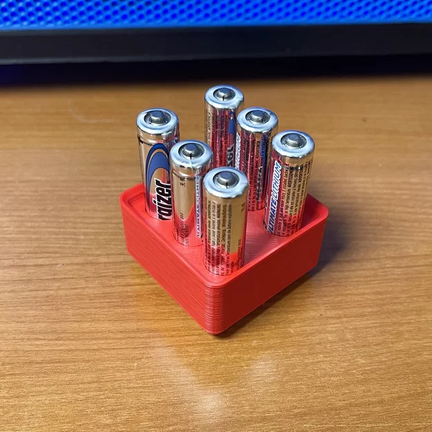 Hộp Gridfinity đựng pin AAA (Gridfinity AAA Battery Containers) - Image 3