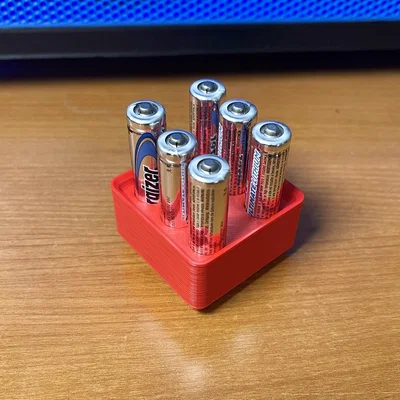 Hộp Gridfinity đựng pin AAA (Gridfinity AAA Battery Containers)