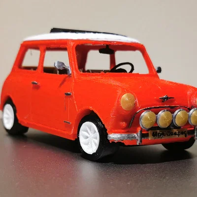 Mô hình xe Mini Cooper Classic Sport tỷ lệ 1:24 in 3D