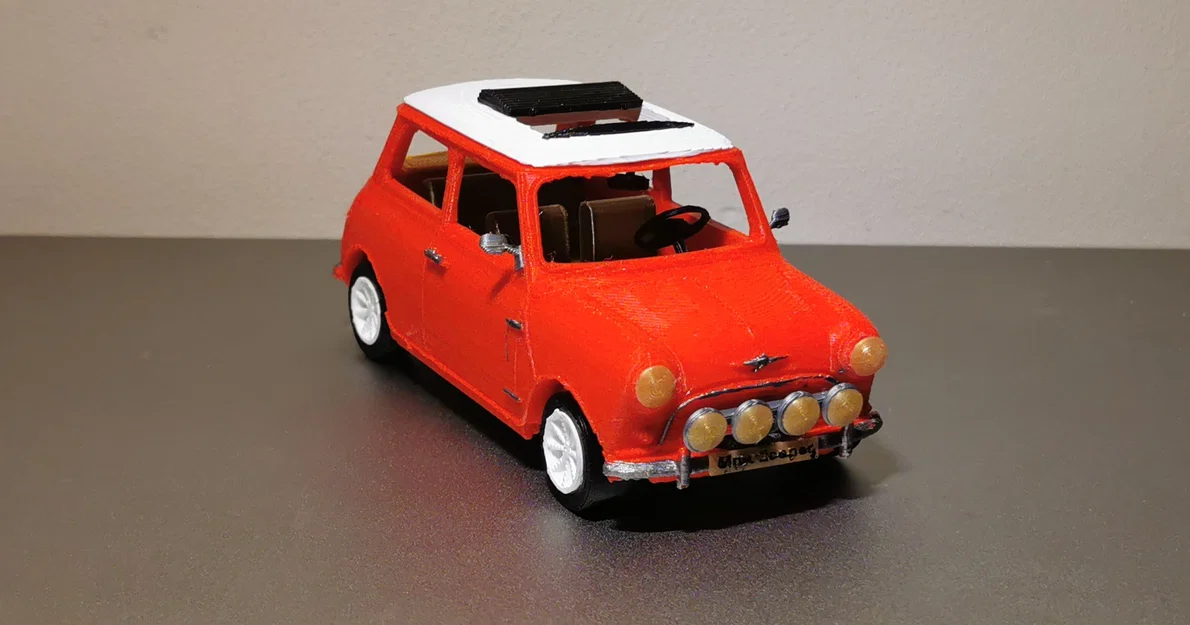 Mô hình xe Mini Cooper Classic Sport tỷ lệ 1:24 in 3D - Image 2