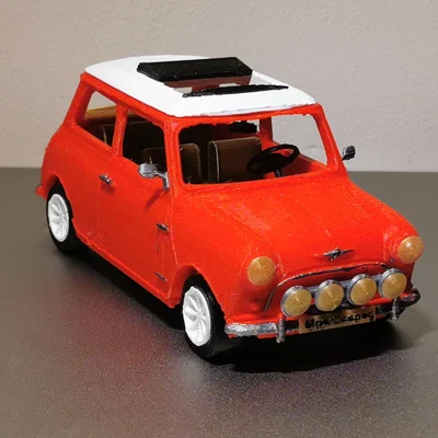 Mô hình xe Mini Cooper Classic Sport tỷ lệ 1:24 in 3D