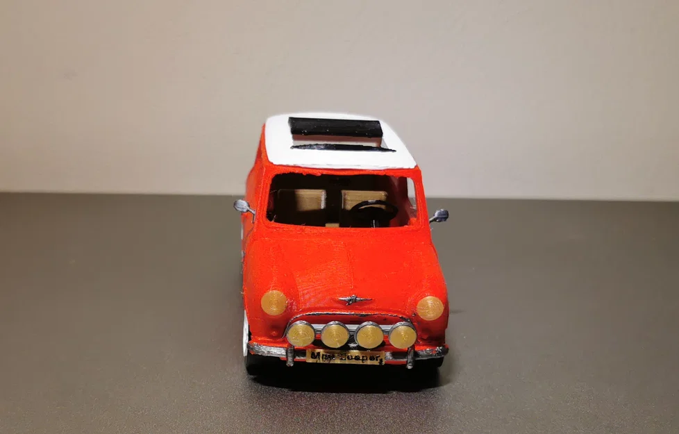 Mô hình xe Mini Cooper Classic Sport tỷ lệ 1:24 in 3D - Image 3