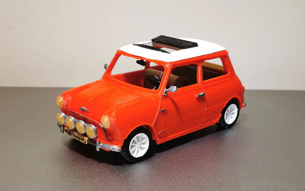 Mô hình xe Mini Cooper Classic Sport tỷ lệ 1:24 in 3D - Image 4