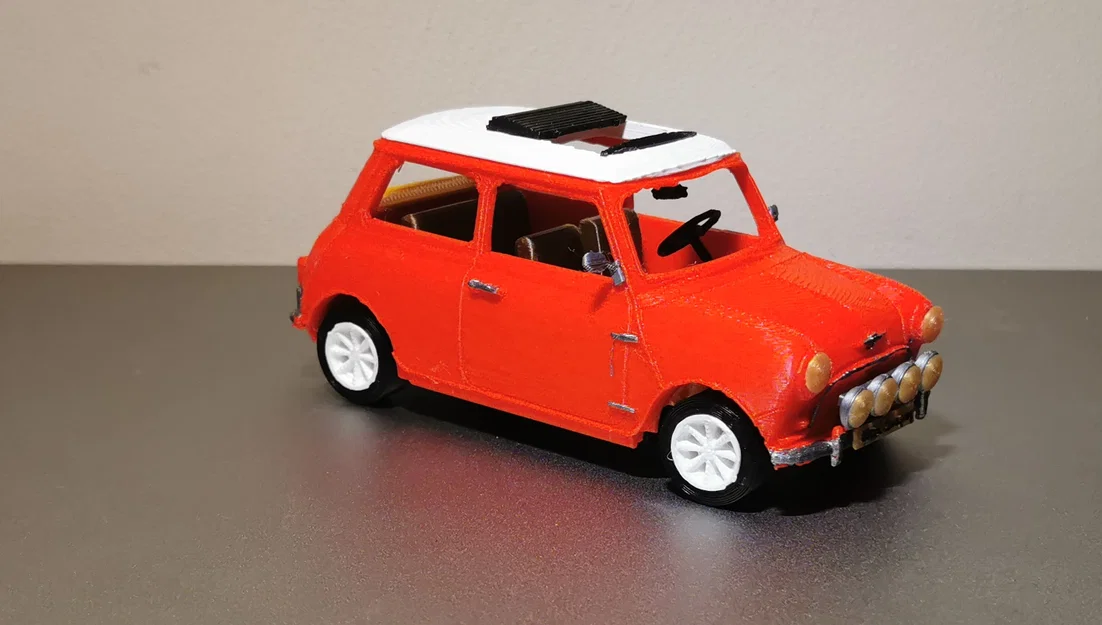 Mô hình xe Mini Cooper Classic Sport tỷ lệ 1:24 in 3D - Image 7
