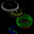 Vỏ anten RTK Radio Base/Rover cho Ardusimple simpleRTK3B OEM Survey Tripleband - Thumbnail 2