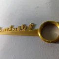 Mẫu in 3D đánh dấu trang sách Lord of the Rings chắc chắn - Thumbnail 1