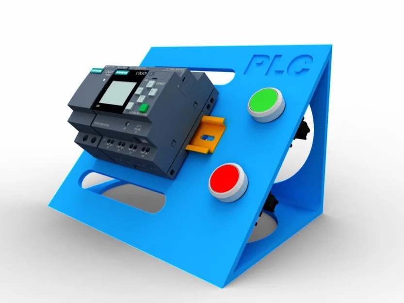 Entrenador Industrial – Giá đỡ trainer cho PLC/Industrial Automata - Image 1