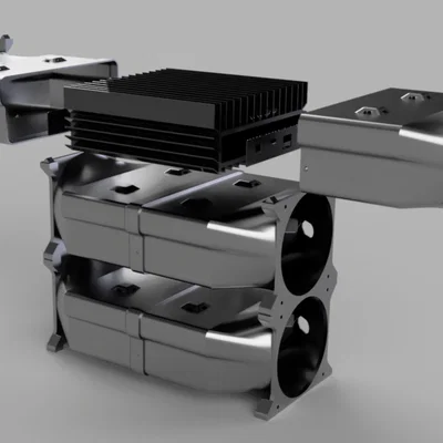 Bộ ống dẫn gió làm mát cho iCeriver KS0 và KS0 Pro (120mm Fan)