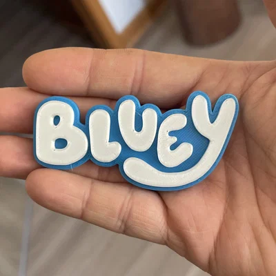 Logo Bluey (3D Model)