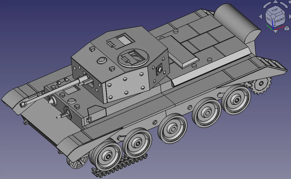Xe tăng Cromwell khác - Tỉ lệ 1/20 - Image 3