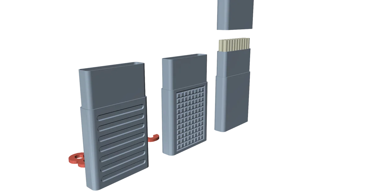 Hộp đựng thuốc lá slim in 3D - Thiết kế nhỏ gọn, chứa 20 điếu - Image 4