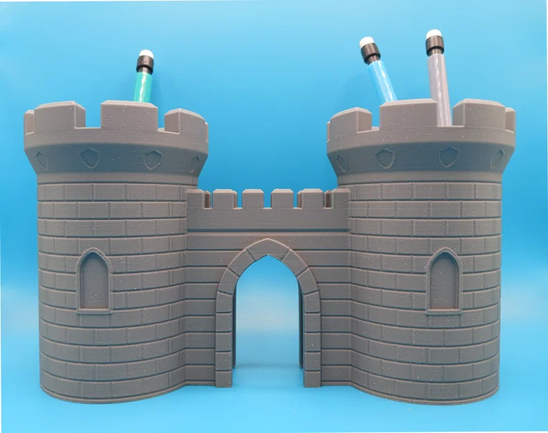 Ống cắm bút hình cổng thành cổ độc đáo in 3D - Image 1