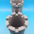 Ống cắm bút hình cổng thành cổ độc đáo in 3D - Thumbnail 2