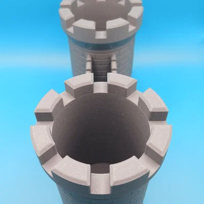 Ống cắm bút hình cổng thành cổ độc đáo in 3D