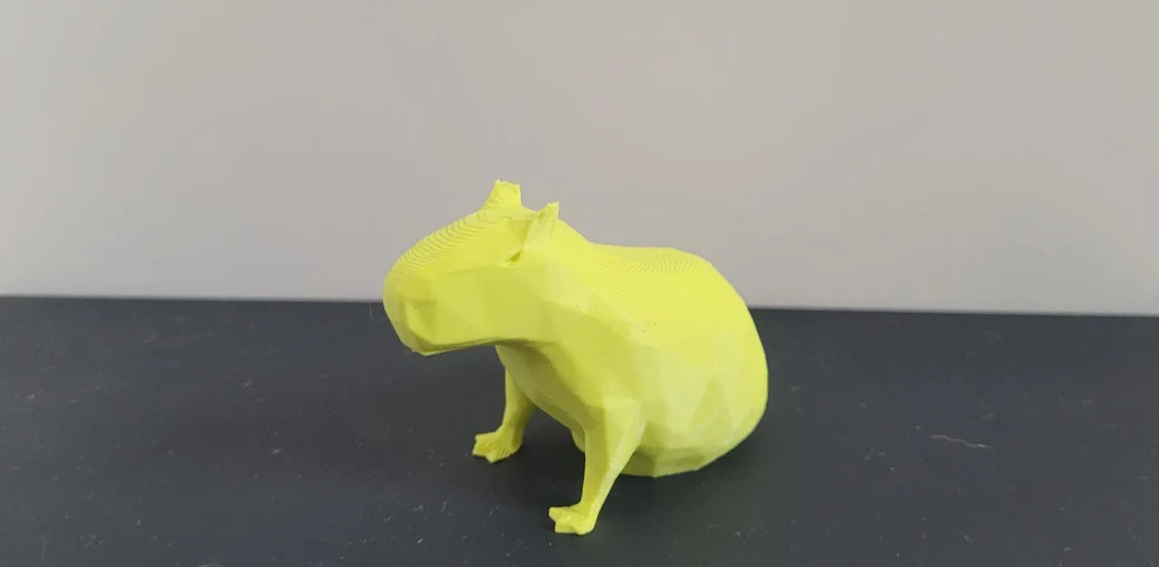 Mô hình Capybara Low Poly 3D dễ thương trang trí bàn làm việc - Image 1