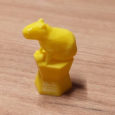 Mô hình 3D Capybara dễ thương cho trò chơi cân bằng