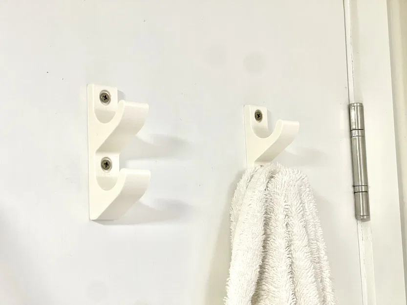 Móc treo tường 3D đa năng, thiết kế tối giản cho quần áo và khăn - Image 1