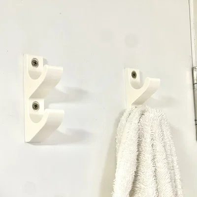 Móc treo tường 3D đa năng, thiết kế tối giản cho quần áo và khăn