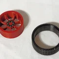 Bánh xe robot 65mm (Robot Car Wheel) – gồm rim & tire - Thumbnail 3