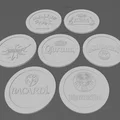 Bộ lót ly thương hiệu đồ uống có cồn (Alcoholic Brands Coasters) - Thumbnail 1